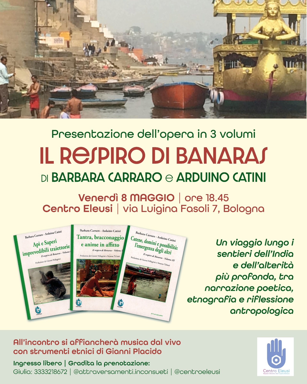 8 maggio – Centro&nbsp;Eleusi