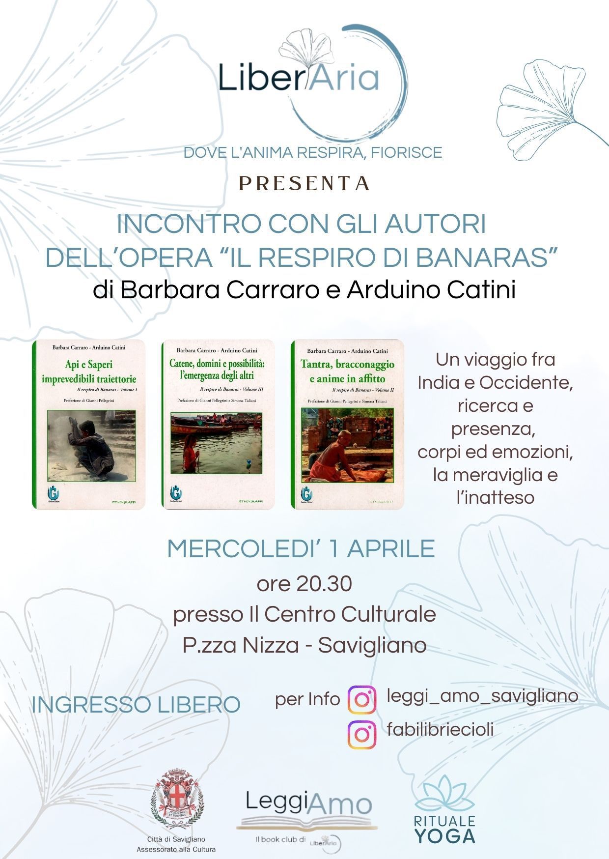 1 aprile – Centro Culturale&nbsp;Savigliano