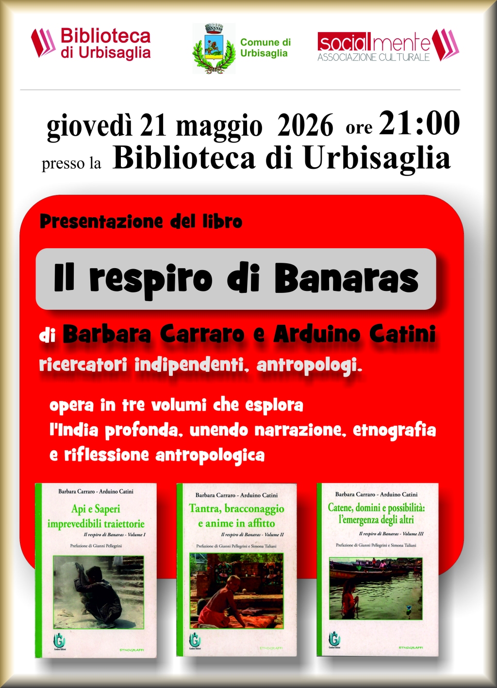 21 maggio – Biblioteca&nbsp;Urbisaglia